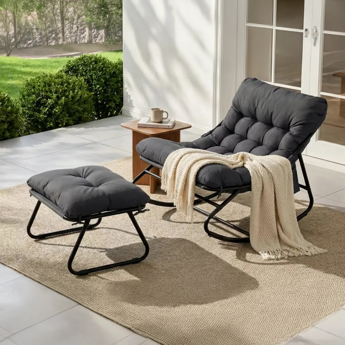 harbour outdoor rocking chair lifestyle terrace
