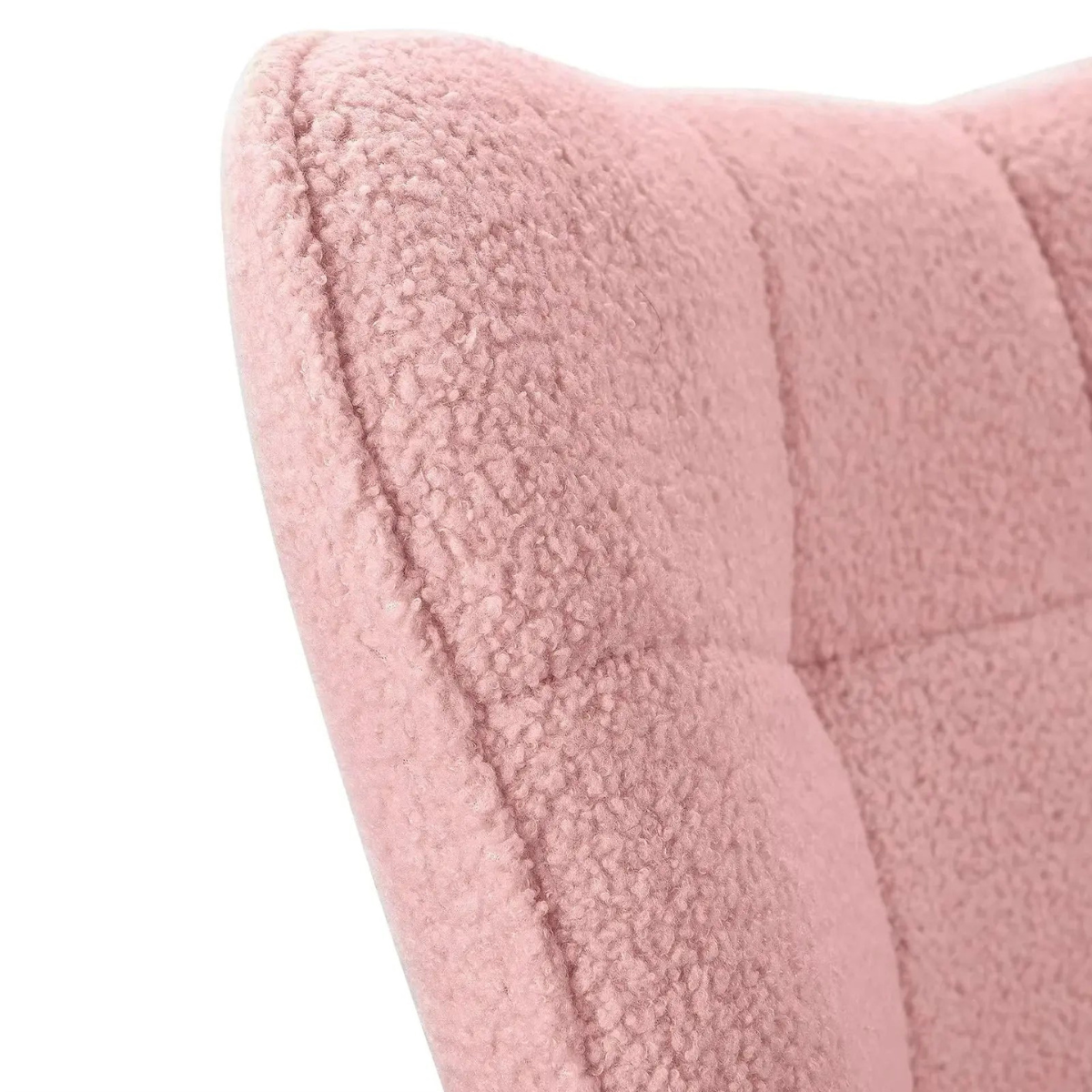 briar ultra soft teddy nursing chair fabric detail